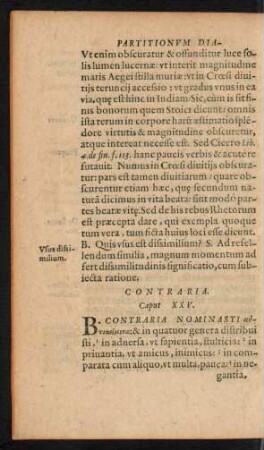 Contraria. Caput XXV.