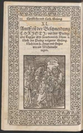 Am Fest der Beschneidung Christi ...