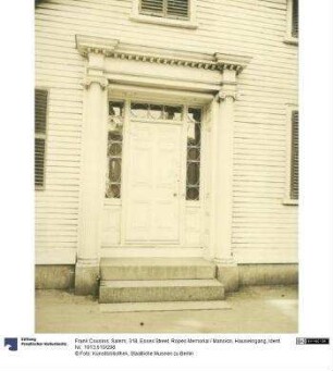 Salem, 318, Essex Street, Ropes Memorial / Mansion, Hauseingang