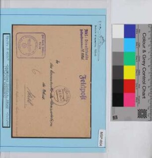 Dienstbrief, Schiffsname/Landeinheit: Z 17 / Diether von Roeder; Frankatur, Mi.-Nr.: [Keine]; Poststempel: Kiel-Wik a 05.2.40.-12; Nebenstempel: Frei durch Ablösung Reich Briefstempel Dienstst. Feldpost-Nr. 05521