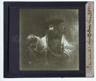 Rembrandt, Aristoteles betrachtet eine Büste des Homer (New York MMA 61.198)