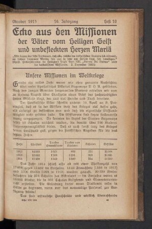 Oktober 1915. Heft 10