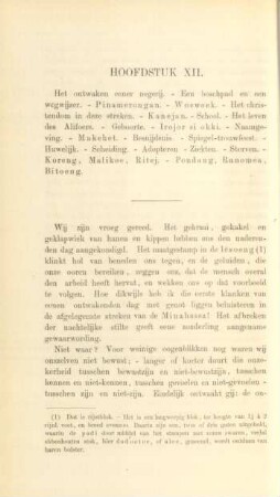 Hoofdstuk XII. Het ontwaken eener negerij. - ...
