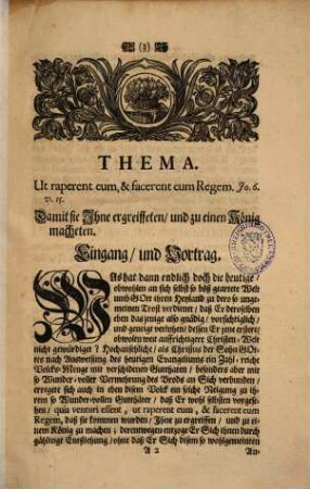 Glückseeligiste Vor-Sag Eines Heil. Regenspurgischen Bischoffs Wolfgangi Bey ... Caroli VII Beschehener Erwählung Höchst-beglückt erfüllet