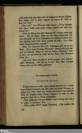 Einundzwanzigstes Kapitel: Nächtliche Fahrt