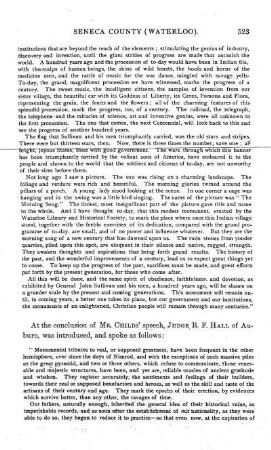 Address by JUDGE B. F. HALL.