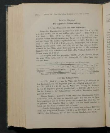 Zweites Kapitel. Die allgemeine Forstverwaltung.