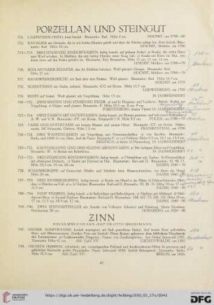 Zinn (Nr. 747-830)
