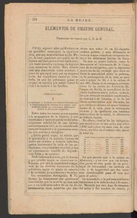 Elementos de higiene general. : Introducción. - Traducción del francés por S. A. de S.