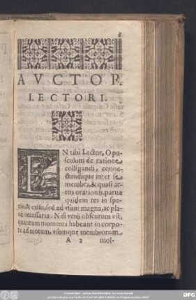 Auctor Lectori.