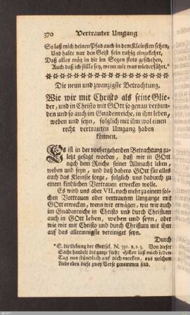 Die neun und zwanzigste Betrachtung.