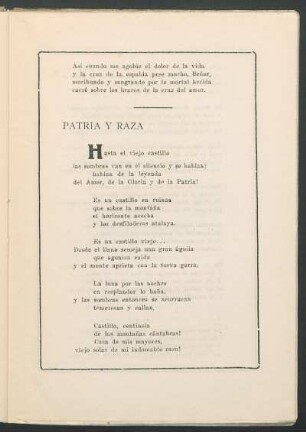 Patria y Raza