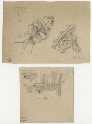 Ornamente, Pflanzenornamente von Viollet-le-Duc, Krabbe