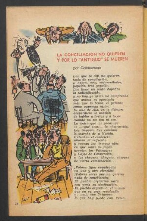 La conciliación no quieren y por lo "antiguo" se mueren
