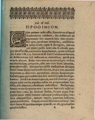 Disputatio Historica De More, Quo Persae Olim Sollenni Formula Aquam Et Terram Poscebant, Quos Sibi Erant Subjugaturi, Ubi Et Per Excessum Quendam Historicum De Romani Imperii Insigni, Pomo Aureo, Dem Reichs-Apffel