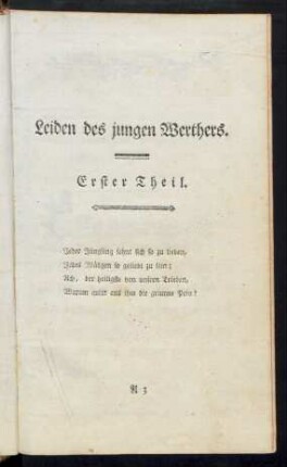 Leiden des jungen Werthers