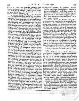 Wien u. Paris: Der Friedenstraktat von Lüneville, französisch und deutsch. Mit Reminiscenzen. 61 S. 8. 1801.