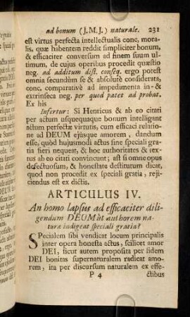 231-254, Articulus IV