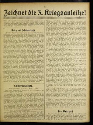 Schulkriegsanleihe : ein Mahnwort an Eltern und Lehrer