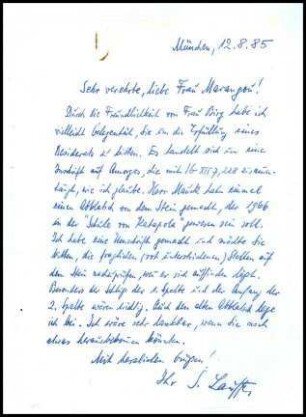 S. Lauffer an L. Marangou