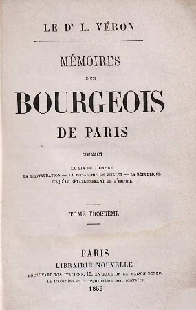 Mémoires d'un bourgeois de Paris, 3
