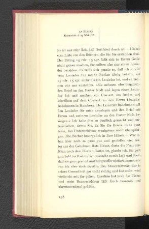 An Herder Darmstadt, den 25. Mai 1776