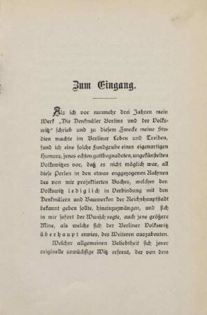 Zum Eingang