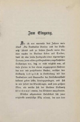 Zum Eingang
