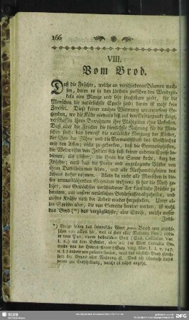 VIII. Vom Brod