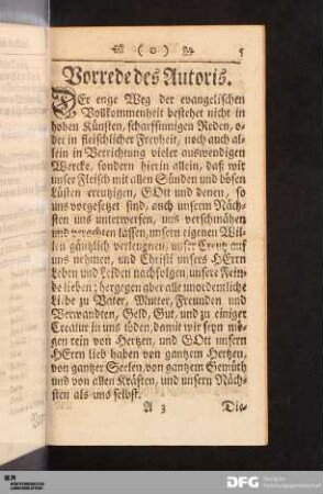 Vorrede des Autoris.