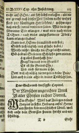 Das Sechs und dreisigste Capittel. - Das Vierzigste Capittel.