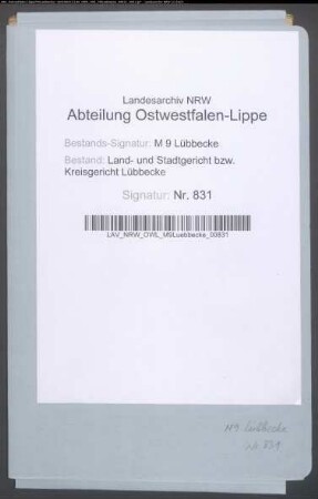 Erblasser: Logemann, Johann Friedrich:
