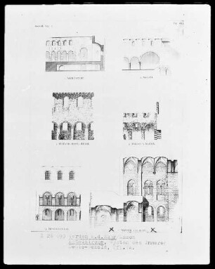 Abteikirche Sankt Ludgerus (ehemals Sankt Salvator) in Essen-Werden, System des Inneren