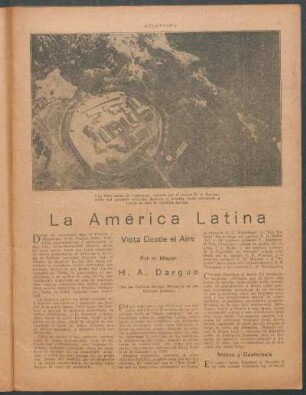 La América Latina : Visita desde el aire
