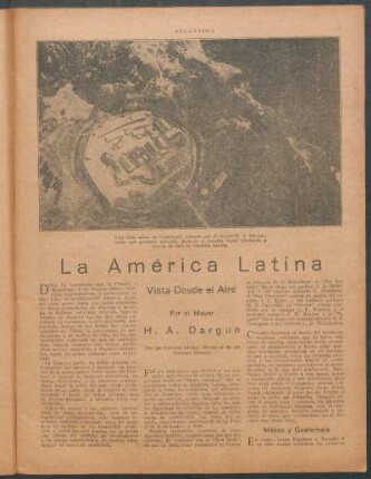 La América Latina : Visita desde el aire