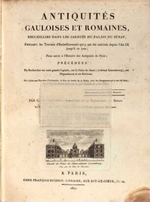 Antiquités gauloises et romaines