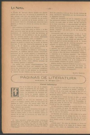 Páginas de literatura : Iavana y Nurvadi