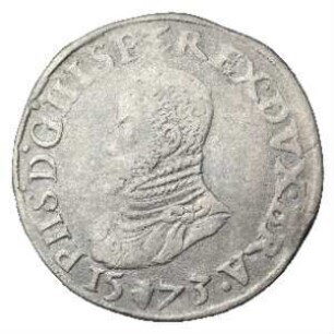 Fundmünze, Patagon, 1573