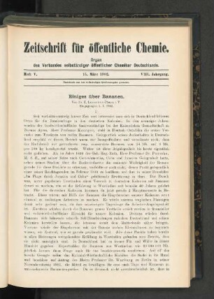 Heft V. 15. März 1902.