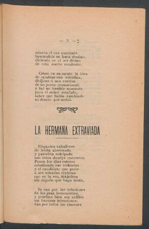 La hermana extraviada