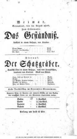 Das Geständniß