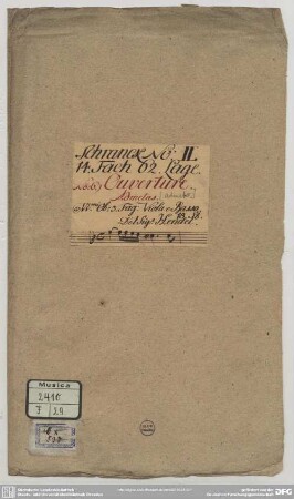 Suites - Mus.2410-F-29 : strings, bc, woodwinds