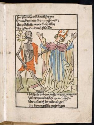Der Tod zieht den Patriarch zum Tanz.