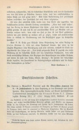 438-463 Empfehlenswerthe Schriften