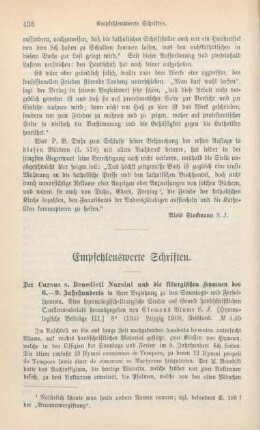 438-463 Empfehlenswerthe Schriften