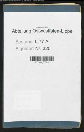 Absetzung des Gefangenenwärters Friedrich Nolte zu Schötmar