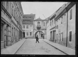 Kamenz. Klostertor an der Klosterstraße
