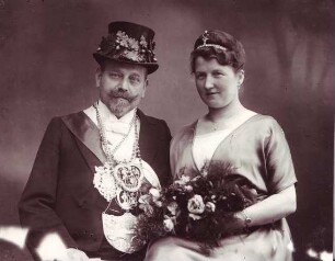 Neusser Schützenkönig Franz Vell, 1921