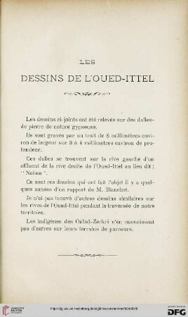 Sér. 4: Les Dessins de l'Oued-Ittel