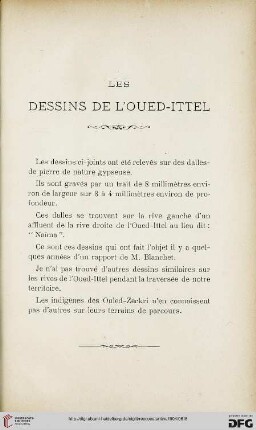 Sér. 4: Les Dessins de l'Oued-Ittel